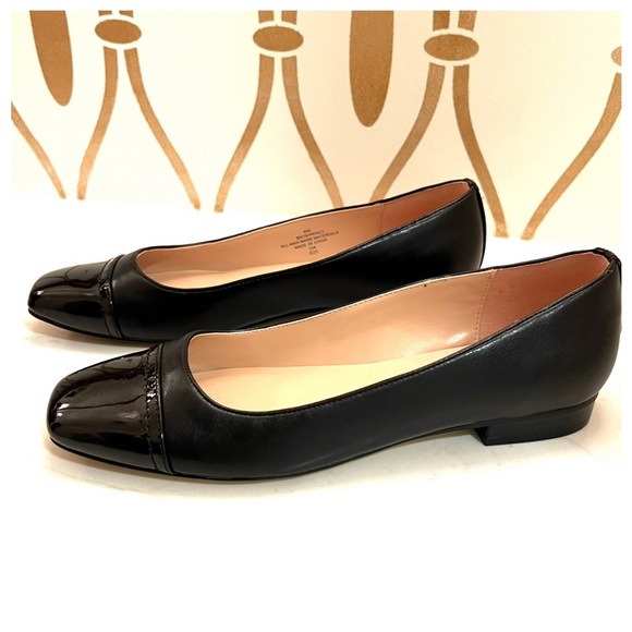Bandolino Black Flats with Patent Toe - Picture 8 of 10